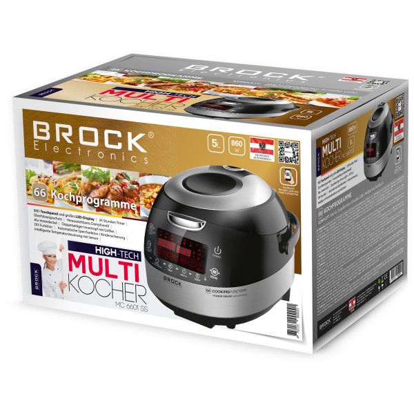 Brock high grade multicooker. 860w. volume: 5l.