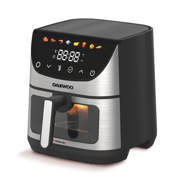Daewoo kuumaõhufritüür, 1600 w, led-ekraan, 6,5 l daf 1600 ix