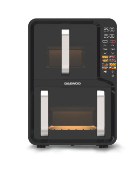 Daewoo daf 2x1100 udb kahekambriline kuumaõhufritüür, 1400 w + 1600 w, 5 l + 7 l mahutavus