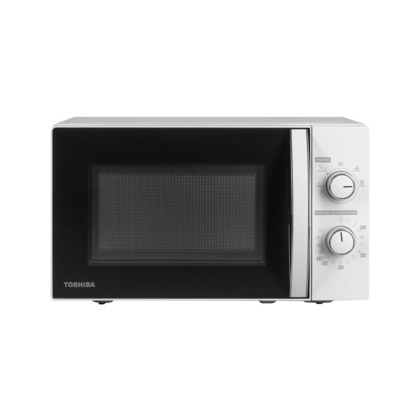 Mikrolaineahi toshiba mw mm20pwh, 20 l, mehaanilise juhtimisega, 800 w võimsus