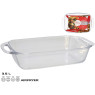 Klaasist ahjuvorm 37x23x8 cm 3,5 l, marinex