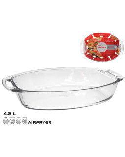 Klaasist ahjuvorm 40,5x27,5x7 cm 4,2 l, marinex