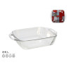 Klaasist ahjuvorm 29x24x6,5 cm 2,5 l, marinex