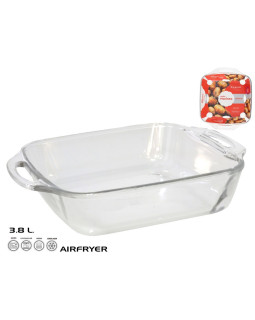 Suur ruudukujuline küpsetusvorm 3,8 l, 7 x 34,5 x 28 cm, marinex