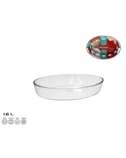 Klaasist ahjuvorm 26x18x6 cm 1,6 l, marinex Klaasist ahjuvorm 26x18x6 cm 1,6 l, marinex