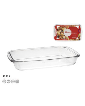 Klaasist ahjuvorm 34,5x21x5 cm 2,2 l, marinex Klaasist ahjuvorm 34,5x21x5 cm 2,2 l, marinex