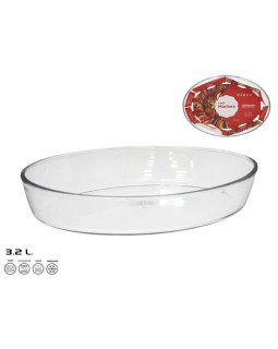 Klaasist ahjuvorm 35x24,5x6,5 cm 3,2 l, marinex Klaasist ahjuvorm 35x24,5x6,5 cm 3,2 l, marinex