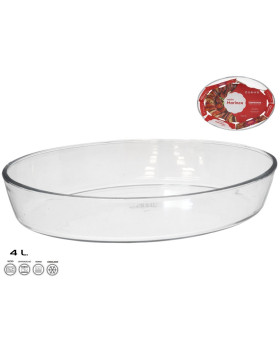 Klaasist ahjuvorm 39,5x27,5x6,5 cm 4 l, marinex