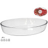 Klaasist ahjuvorm 39,5x27,5x6,5 cm 4 l, marinex