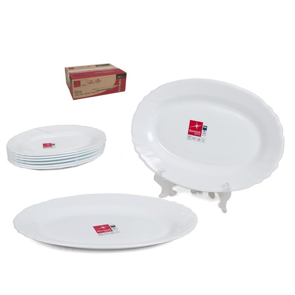 Ovaalne taldrik 22 cm, 1,5 x 15,5 x 22,5 cm, bormioli rocco