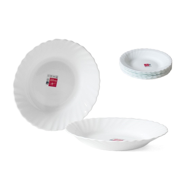 Premium hondo taldrik 23 cm, 4 x 22 x 22 cm, bormioli rocco