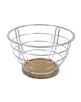 Metallist puuviljakorv, 26.00 x 26.00 x 16.00, kitchen&go Metallist puuviljakorv, 26.00 x 26.00 x 16.00, kitchen&go