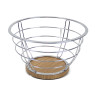 Metallist puuviljakorv, 26.00 x 26.00 x 16.00, kitchen&go