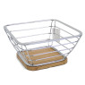 Metallist puuviljakorv, 25.00 x 25.00 x 12.00, kitchen&go