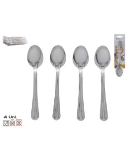 Lusikate komplekt, 4 tk, 17 x 1 x 4,5 cm, kitchen&go