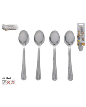 Lusikate komplekt, 4 tk, 17 x 1 x 4,5 cm, kitchen&go