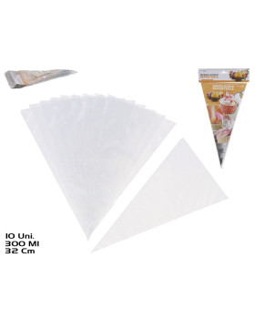 Kondiitritoodete kotid 10tk x 300ml, 36x19x1cm, kitchen&go