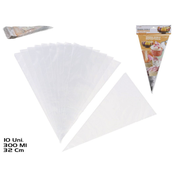 Kondiitritoodete kotid 10tk x 300ml, 36x19x1cm, kitchen&go