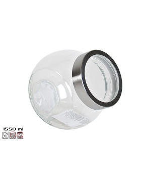 Klaasist säilituspurk 1500 ml, 13x13x16 cm, kitchen&go