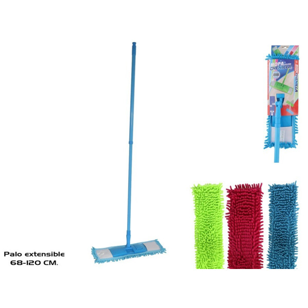 Mikrokiust mop 40 cm varrega 68–120 cm, 128 × 14 × 40 cm, gerimport Mikrokiust mop 40 cm varrega 68–120 cm, 128 × 14 × 40 cm, gerimport