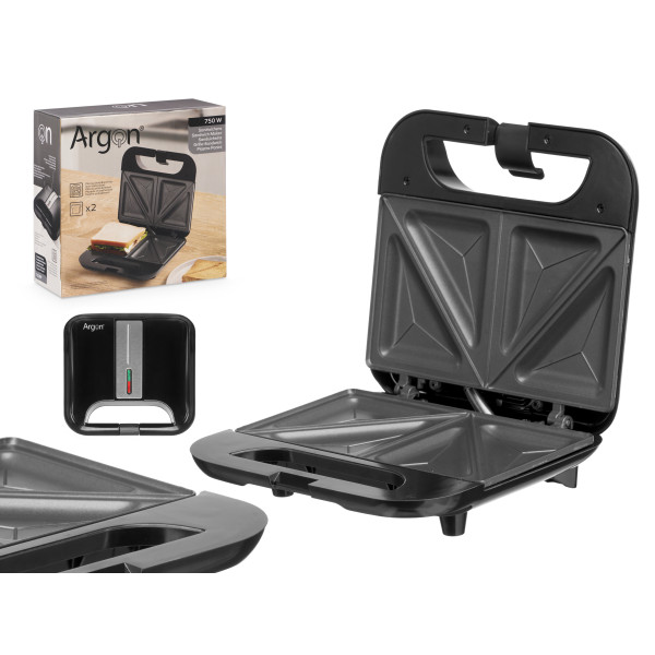 Võileivagrill, must, 750 w, 7,5 × 22 × 21 cm, 10245, argon Võileivagrill, must, 750 w, 7,5 × 22 × 21 cm, 10245, argon