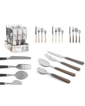 4-osaline söögiriistade komplekt, 22×4×4 cm, 11316, kinvara