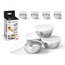 Kausside komplekt kaantega, 3 tk, 130 ml, 21.5×9×9 cm, 11523, kinvara