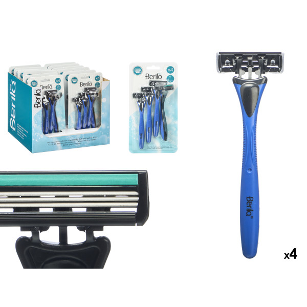 4 habemenuga komplekt, 3 teraga, sinine, 12208, berilo