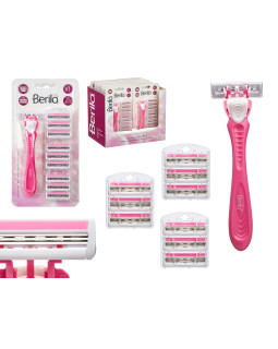 Naiste habemenuga 10 padruniga, roosa, 21×11×3 cm, 12210, berilo