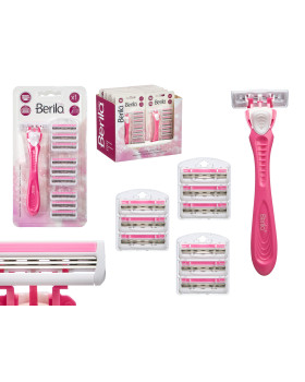 Naiste habemenuga 10 padruniga, roosa, 21×11×3 cm, 12210, berilo