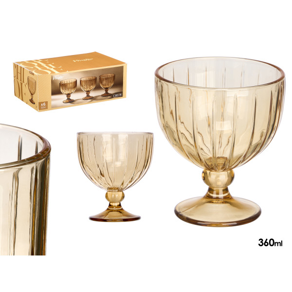 350 ml merevaiguvärvi triibuline jäätisetops, 12×10.5×10.5 cm, 12419, kinvara