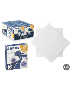 20 värvipüüdja salvrätiku komplekt (denim), 13453, berilo