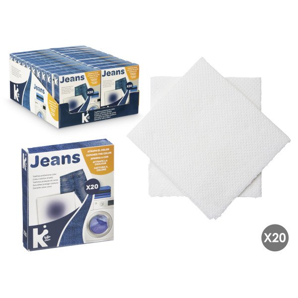 20 värvipüüdja salvrätiku komplekt (denim), 13453, berilo