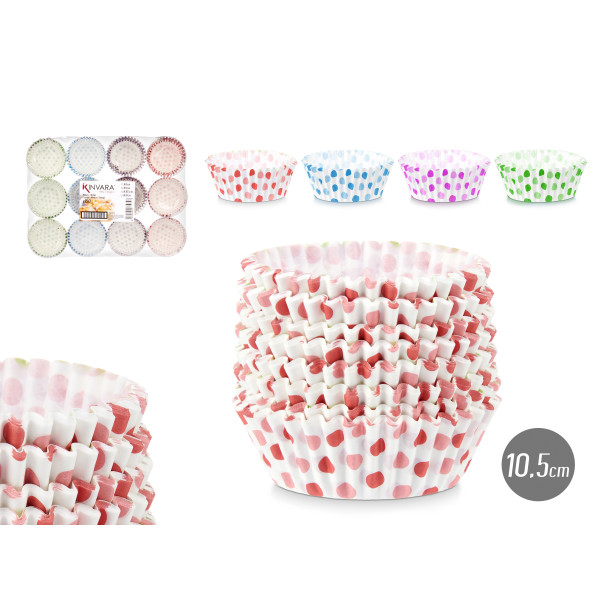 150 tk küpsetuspaberist vormide komplekt, 10.5 cm, assortii 4, 6.5×7.5×7.5 cm, 78481, kinvara