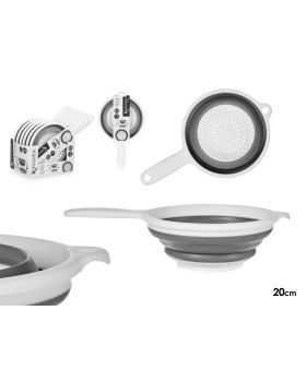 Valge-halli käepidemega sõel, 20 cm, 33.5×33.5×3.5 cm, 81601, kinvara