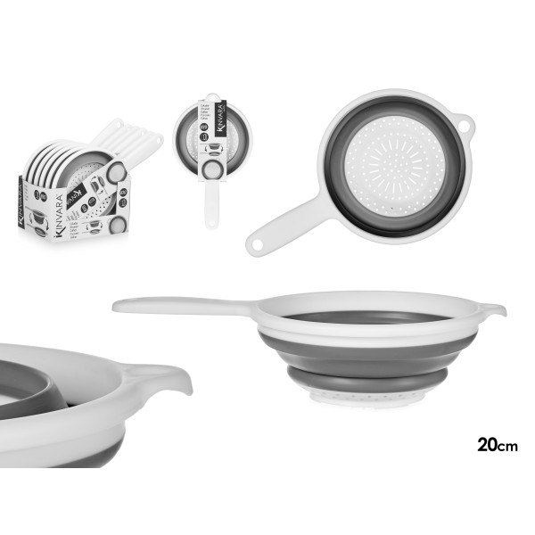 Valge-halli käepidemega sõel, 20 cm, 33.5×33.5×3.5 cm, 81601, kinvara