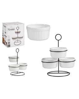 3 kausi komplekt alusega, 250 ml, 90422, vessia