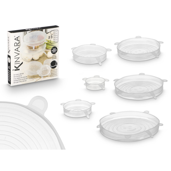 6 silikoonkaane komplekt, 5×19×19 cm, 93582, kinvara