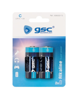 Gsc evolution alkaline lr14 (c) leelispatareid, 2 tk/blisterpakendis, 009000173