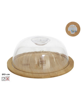 Juustukauss kaanega 20 cm, 7,5 x 20 x 20 cm, kitchen&go