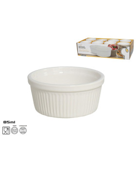 Karastatud portselanist kauss, 3,5 x 8 x 8 cm, kitchen&go