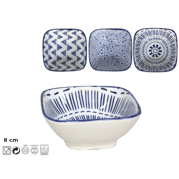 Ruudukujuline kauss, 5 x 11 x 11 cm, kitchen&go