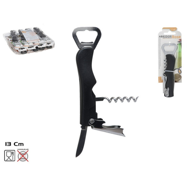 Multifunktsionaalne avaja rose 13,5 cm, 13,5 x 4 x 1,5 cm, kitchen&go