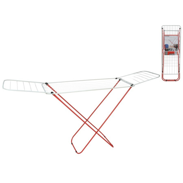 Metallist pesukuivatusrest, 97 x 180 x 40 cm, gerimport