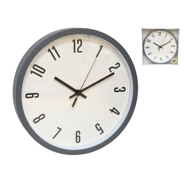 Seinakell 30 cm, hall, 30 x 30 x 4 cm, decorlife Seinakell 30 cm, hall, 30 x 30 x 4 cm, decorlife