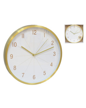 Seinakell 30 cm, kuldne, 30 x 30 x 4 cm, decorlife Seinakell 30 cm, kuldne, 30 x 30 x 4 cm, decorlife