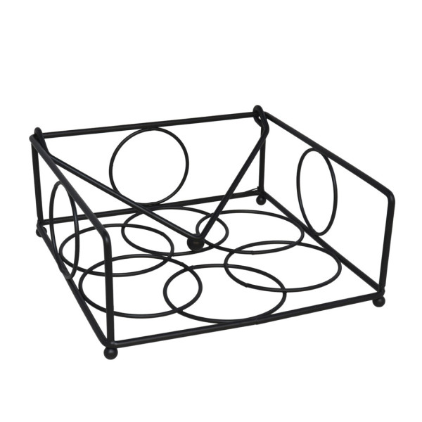 Salvrätirõngas must 18,5 x 19 x 8 cm, kitchen&go