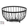 Must metallist puuviljakauss 25x25x13 cm, kitchen&go
