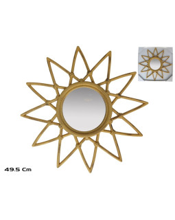 Tähekujuline peegel 49,5 cm, 49,5 x 49,5 x 1,8 cm, decorlife