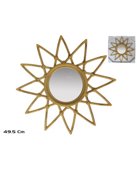 Tähekujuline peegel 49,5 cm, 49,5 x 49,5 x 1,8 cm, decorlife